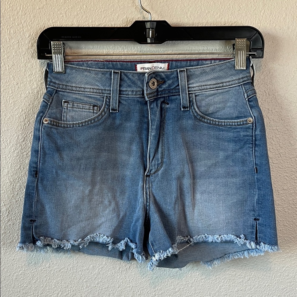 Fran Denim Ruby Denim Short Medium Wash Size 24